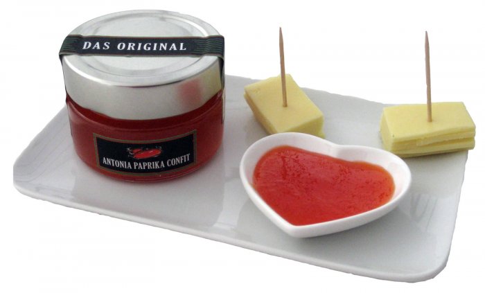 Paprika-Confit - ein Genuss mit ausgew�hltem K�se
