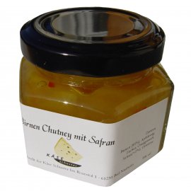 Birnen Chutney mit Safran, DIE Kombination zu mildem Weichk�se